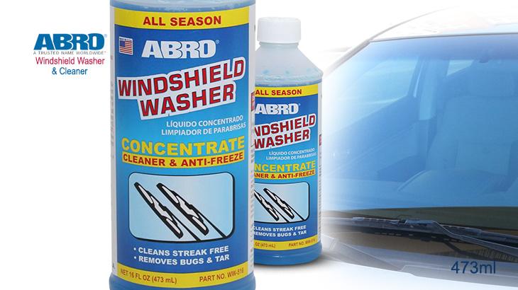 Nước rửa kính chắn gió ô tô Abro Windshield Washer Cleaner 473ml
