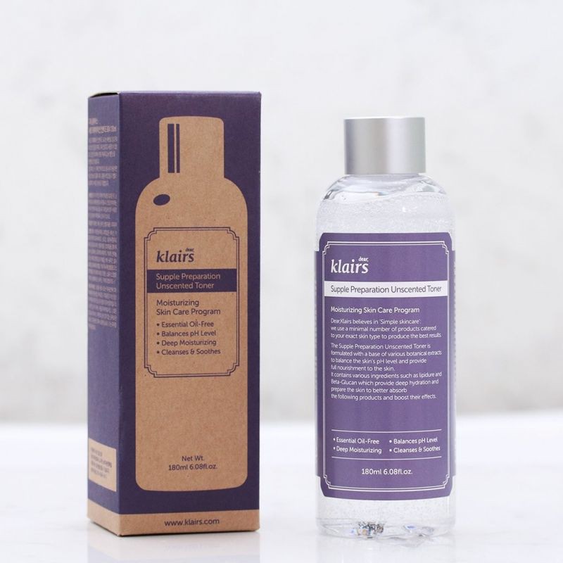 [HCM]Nước Hoa Hồng Klairs Supple Preparation Toner