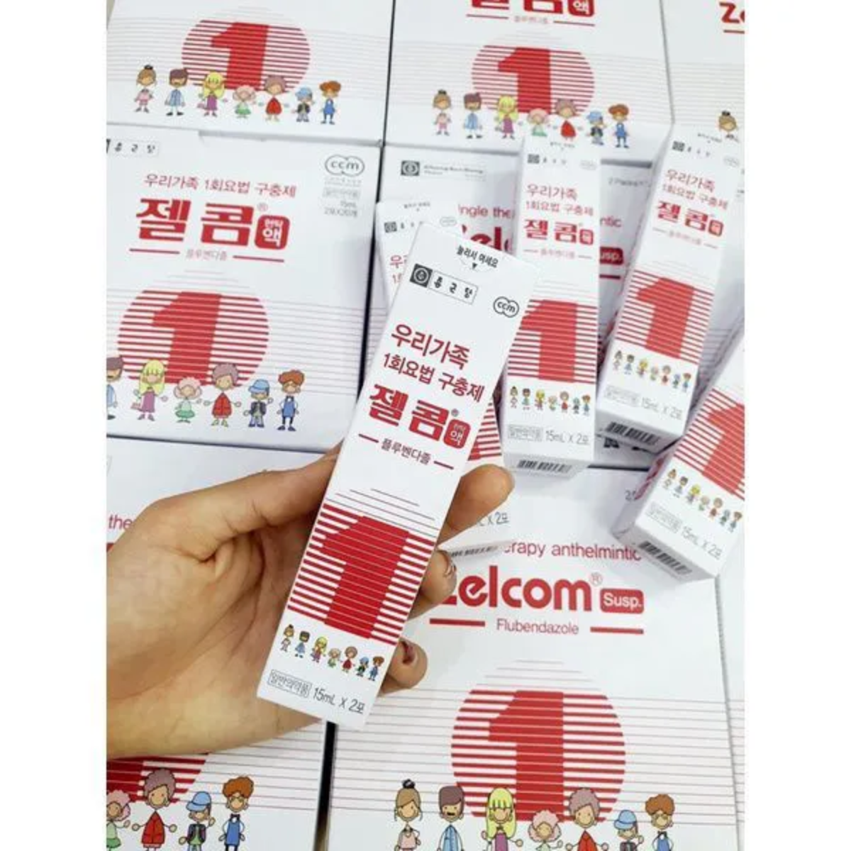 Siro tẩy giun Zelcom Hàn Quốc