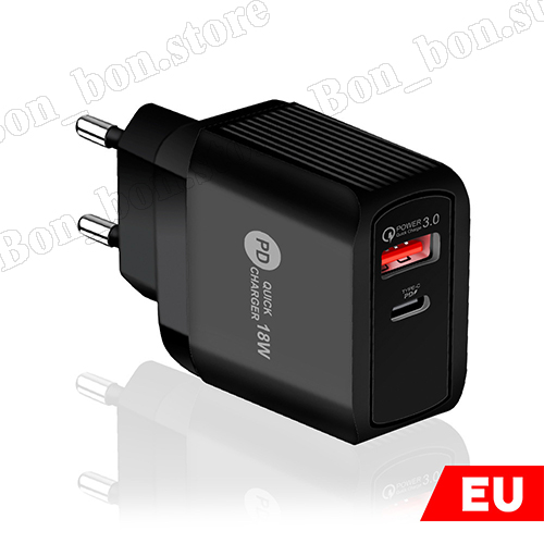 Củ sạc nhanh 18W cổng USB 3.0 tiện lợi