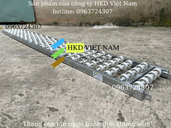 [HCM]Thang con lăn băng tải ( chống bể, chống cong )-thanh dài 1m5