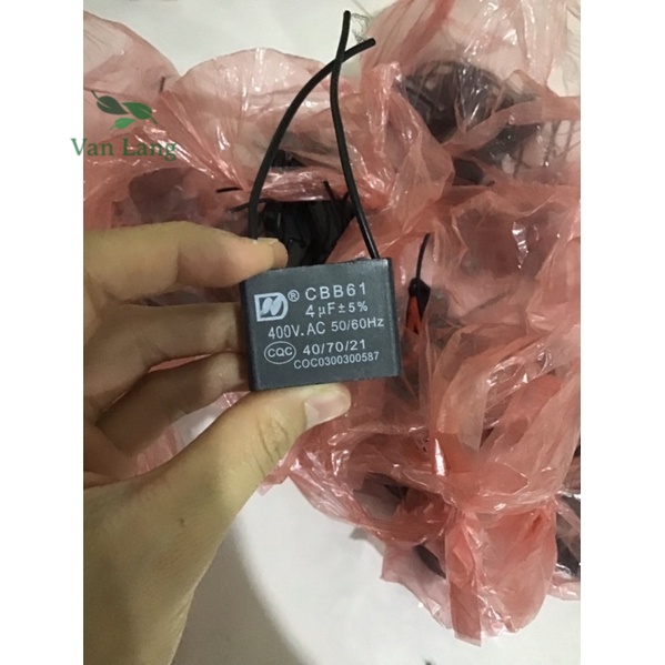 Tụ quạt điện 1,5uf 2uf 2,5uf 3uf 4uf