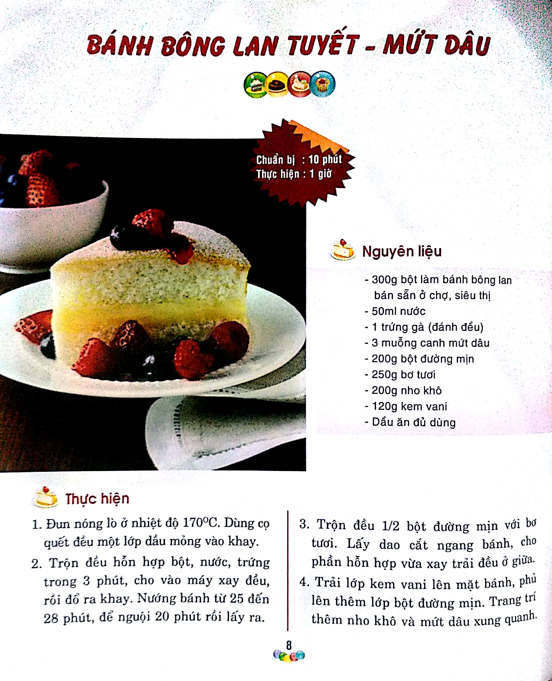 Fahasa - 50 Món Bánh Ngọt Đặc Sắc (Tái bản 2016)