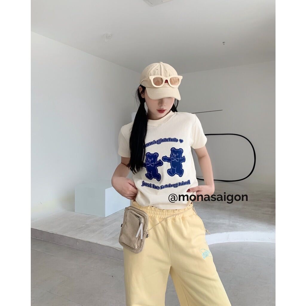[VOUCHER 12%/149K] Áo thun baby tee MONÁ - GUMMY KEM
