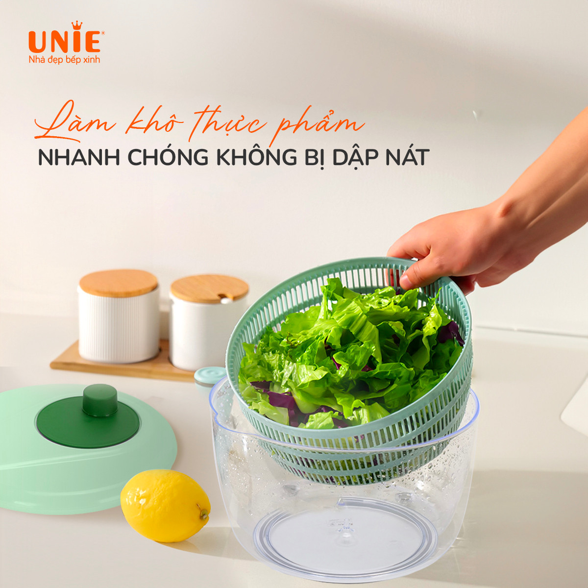 Rổ quay rau ly tâm Unie US5200