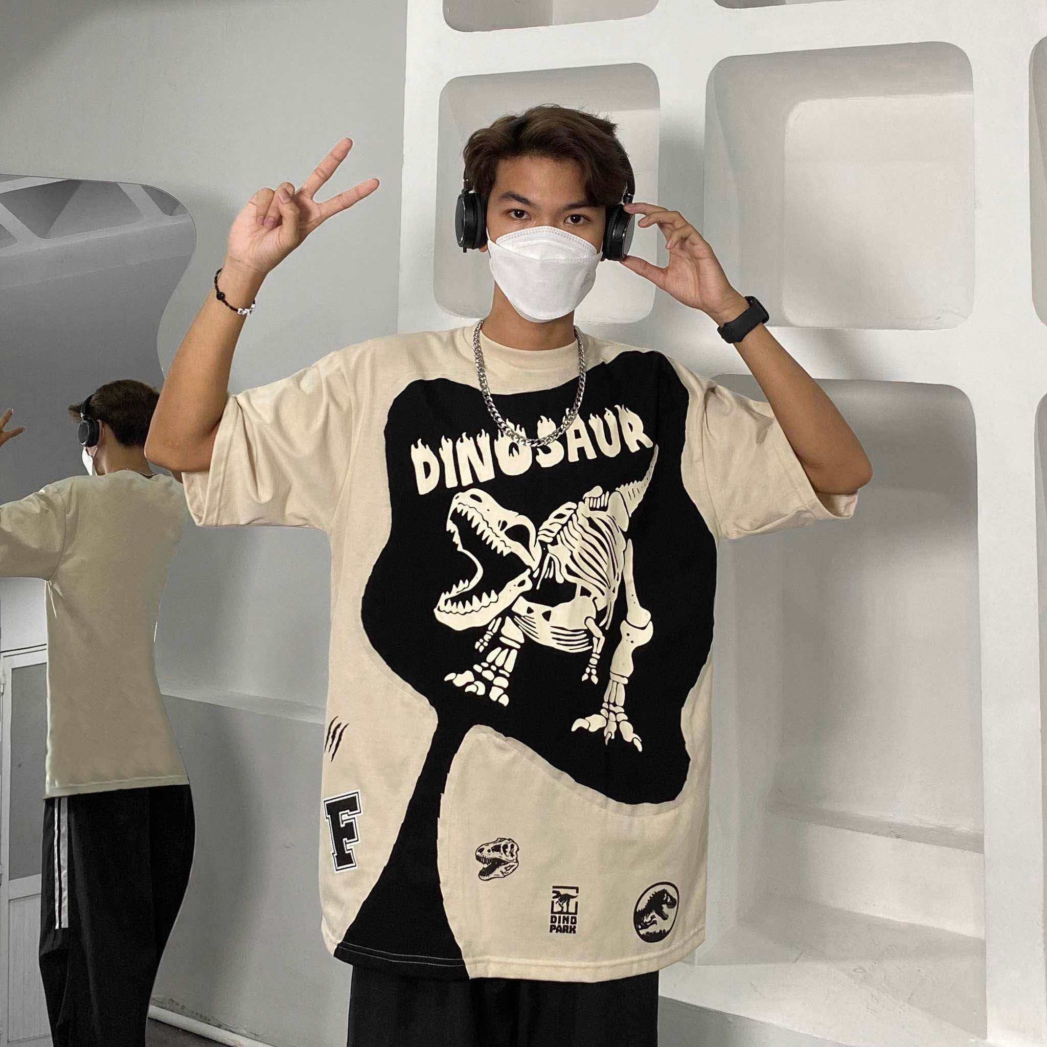 ÁO THUN FF HANDCRAFT DINOSAUR TEE