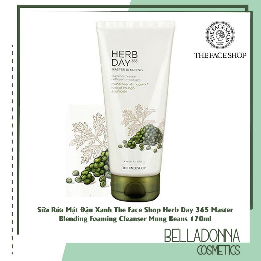 Sữa Rửa Mặt Herb Day 365 Cleansing Foam Peach The Face Shop 170ml