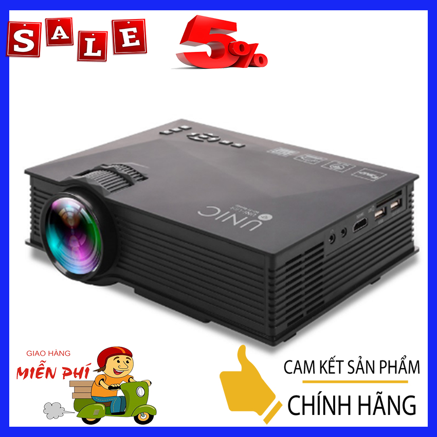 Máy chiếu mini LEJIADA UC46, 1080p kết nối wifi
