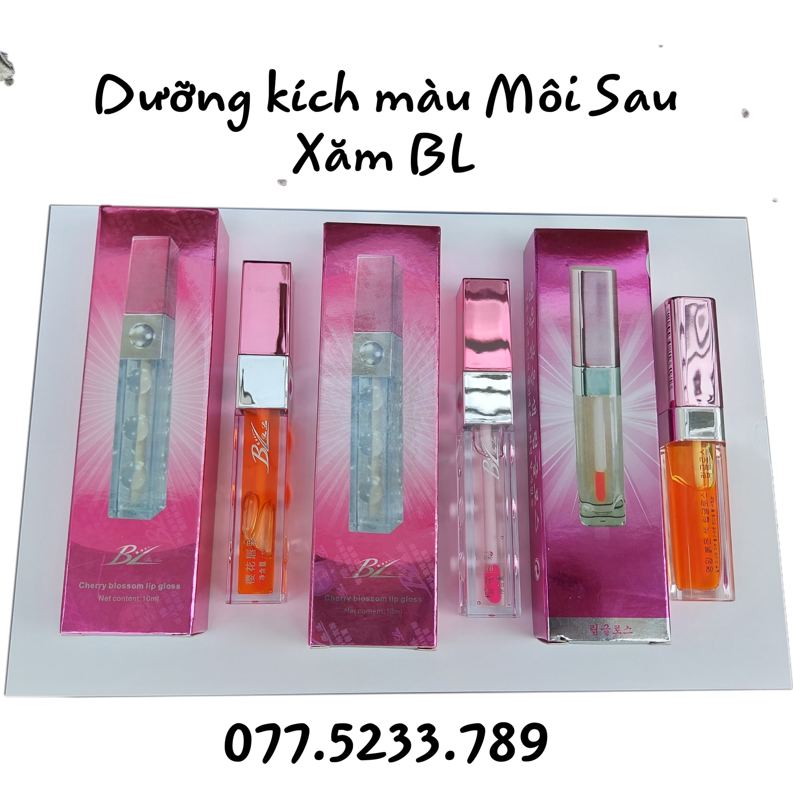 Dưỡng kích màu môi BL _dụng cụ phun xăm