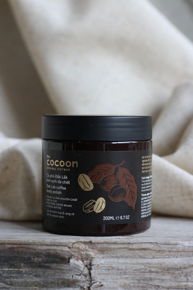TẨY TẾ BÀO CHẾT THE COCOON CÀ PHÊ 200ML