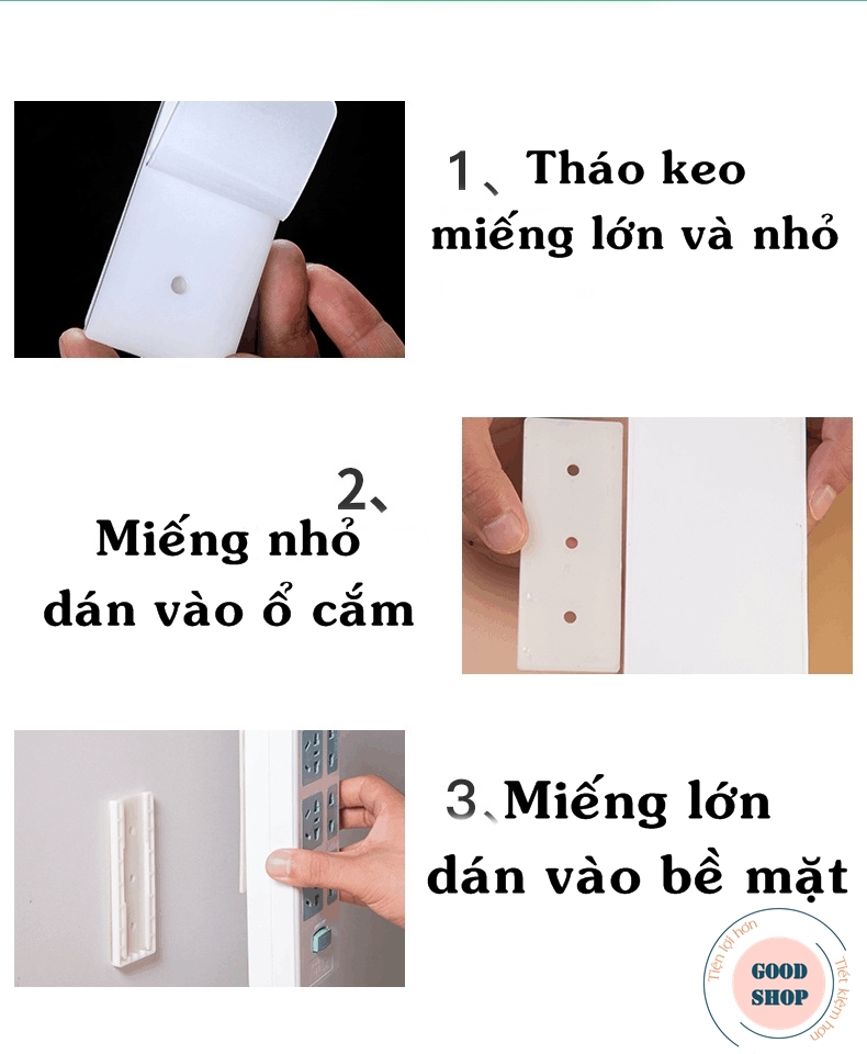 Bộ Miếng Dán Ổ Cắm Điện Đa Năng