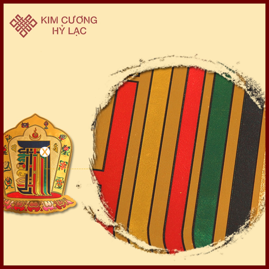 Decal Dán Biểu Tượng Kalachakra Mật Tông [Kim Cương Hỷ Lạc]