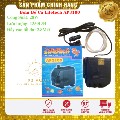 Máy Bơm Nước Lifetech AP3100 - Máy Bơm Nước Bể Cá Cao Cấp