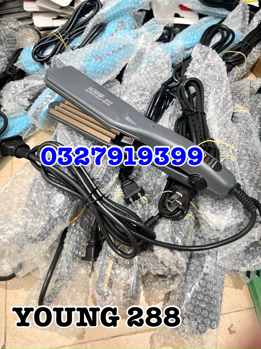 Young Máy Bấm Tóc Dập Xù Cao Cấp YOUNG 288 Chức Năng Duỗi Phồng Nhanh Hiệu Quả Bề Mặt Ceremic bảo hành 3 tháng