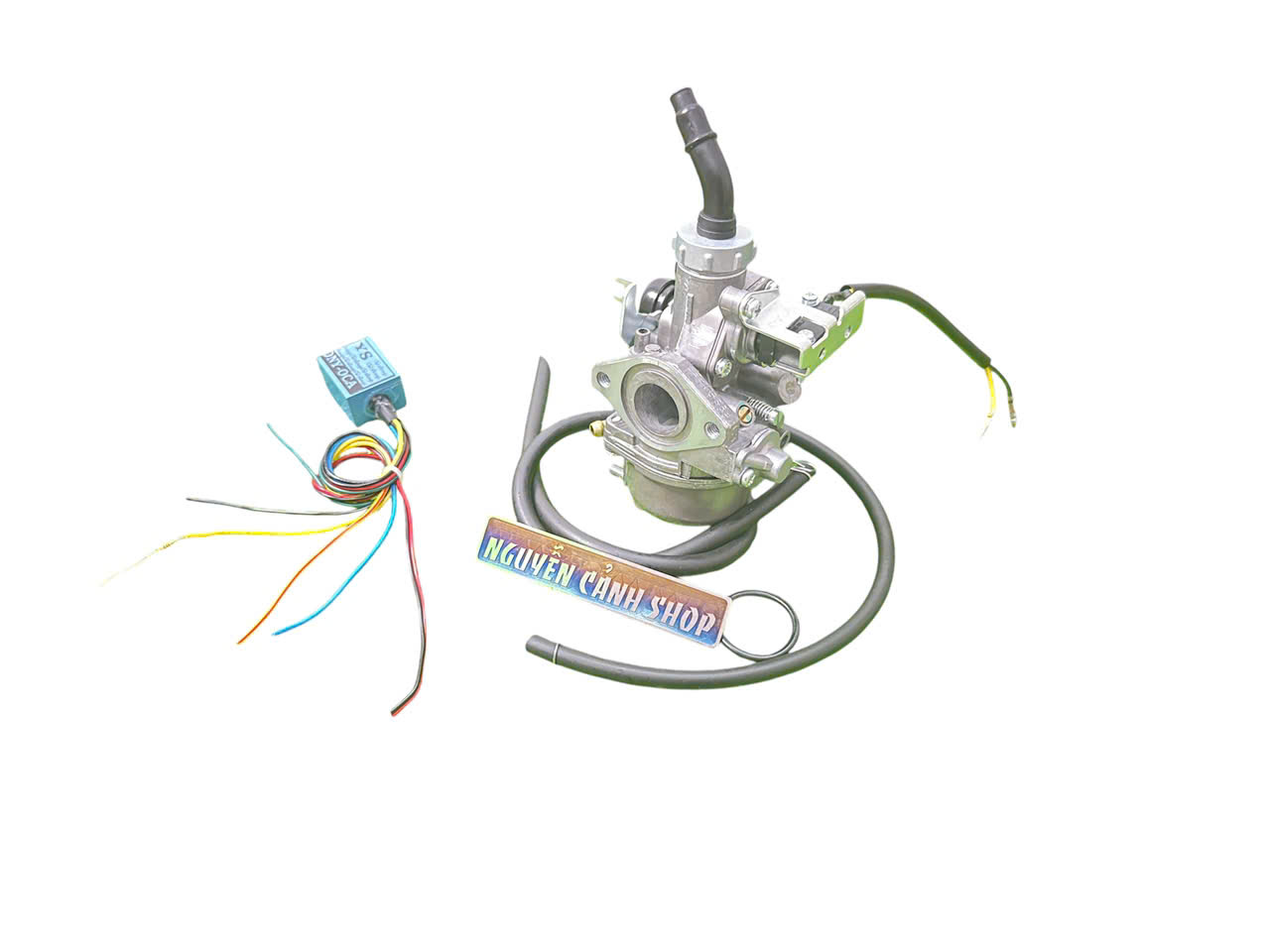 Bình xăng con Wave 125 E điện 2 món