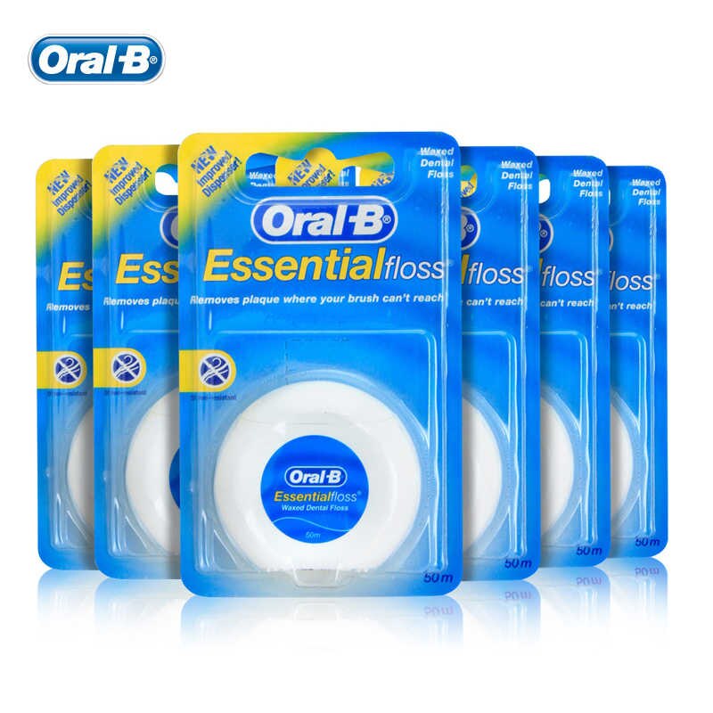[HCM]Chỉ Nha Khoa Cao Cấp Oral B Essential Floss 50m