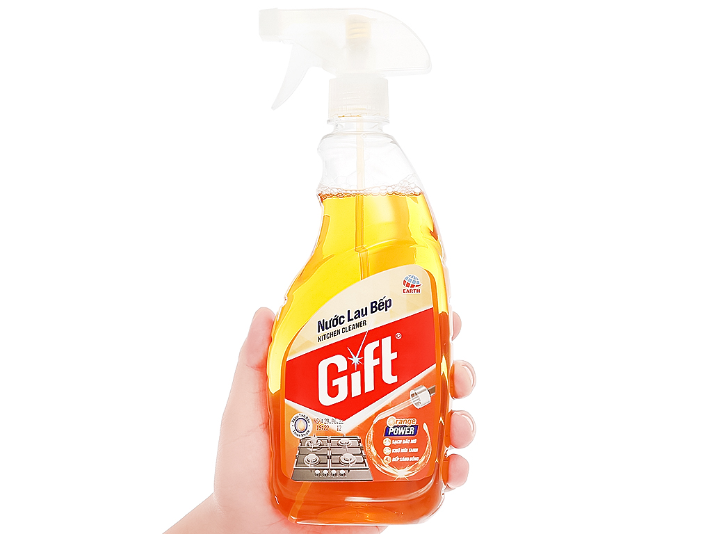Nước lau bếp Gift 540ml- lau sạch thiết bị nhà bếp