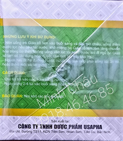 [HCM]Trà Giảo Cổ Lam Tuệ Linh 25 gói