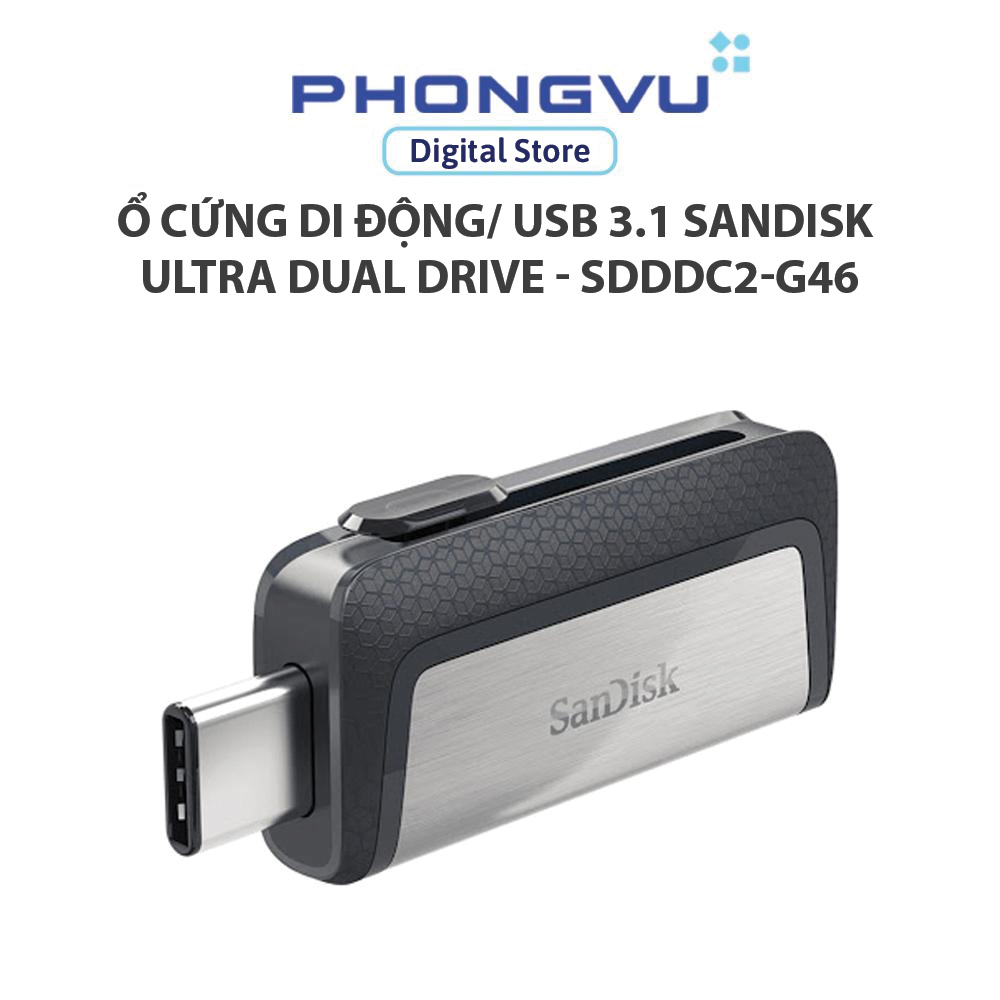 USB 3.1 Sandisk Ultra Dual Drive - Bảo hành 60 tháng