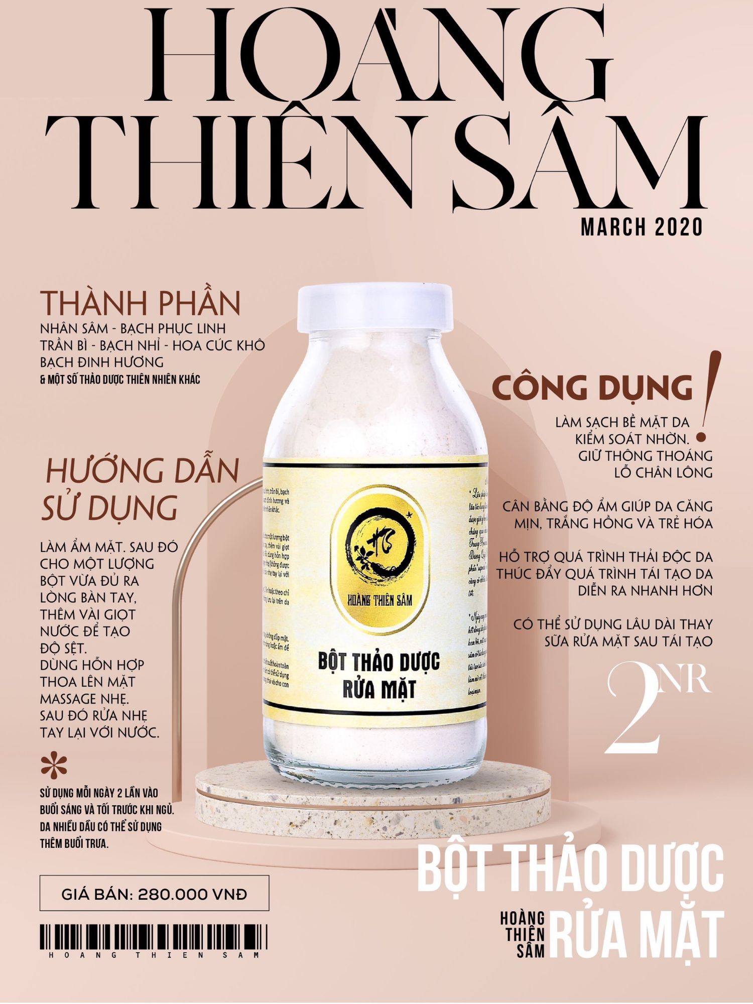 COMBO Tái Tạo Hoàng Thiên Sâm