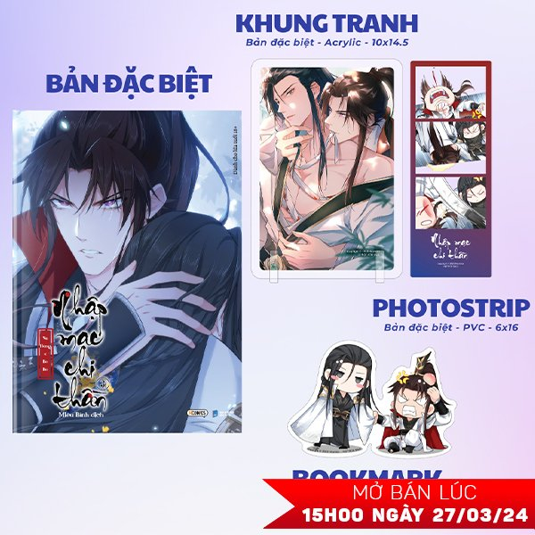 Nhập mạc chi thần - tập 3 - bản đặc biệt - tặng kèm bookmark bồi cứng + photostrip pvc + khung tranh acrylic