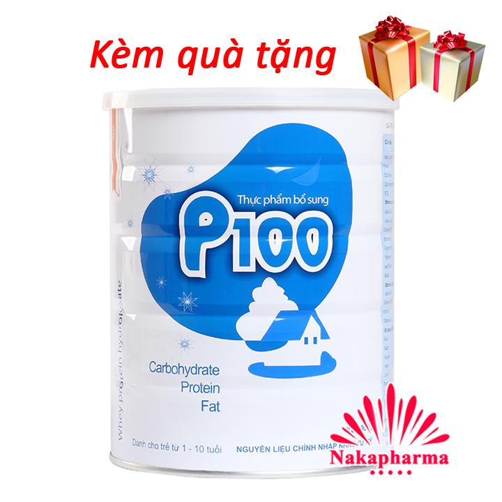 ✅ [KÈM QUÀ] Sữa tăng cân P100 900g [1-10 tuổi] – Sữa viện dinh dưỡng cho trẻ biếng ăn, suy dinh dưỡng, bất dung nạp lactose