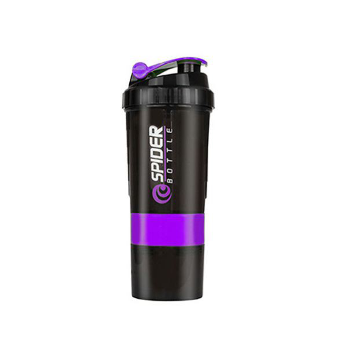 Bình nước bình lắc 3 ngăn shake bottle Spider Bottle