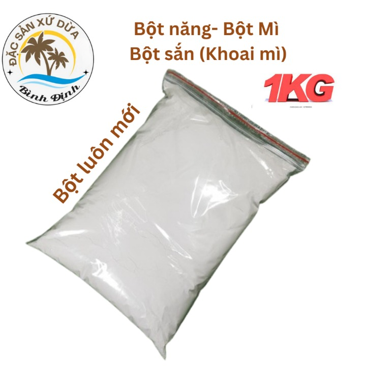 1KG Bột năng(bột lọc) - Bột Mì- Bột sắn - Tinh bột sắn (Khoai mì)