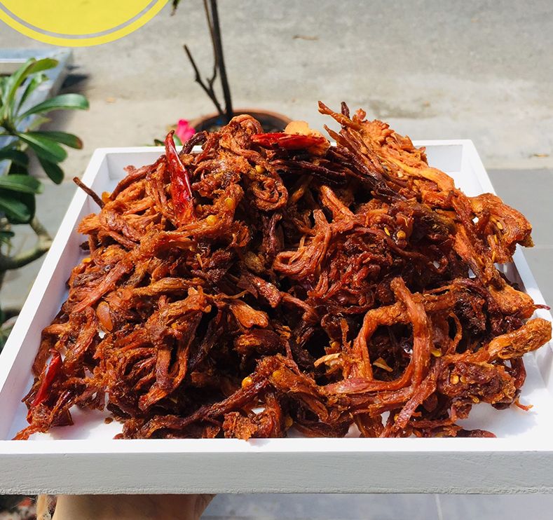 500GR KHÔ HEO CHÁY TỎI