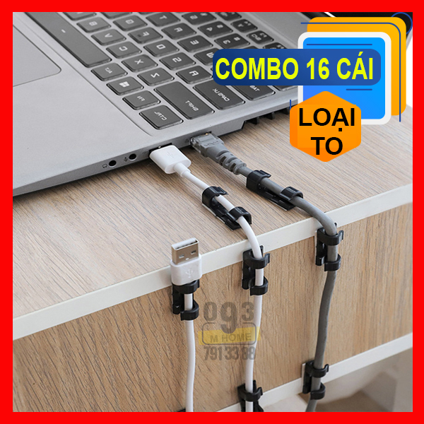Combo 10 Kẹp Dây Điện Kẹp Đi Đường Điện