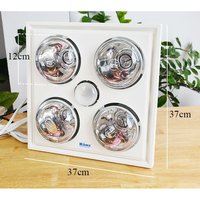 Đèn Sưởi Hans Âm Trần H4B, 4 Bóng