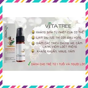[Chính Hãng] Xịt Keo Ong Vitatree 30ml
