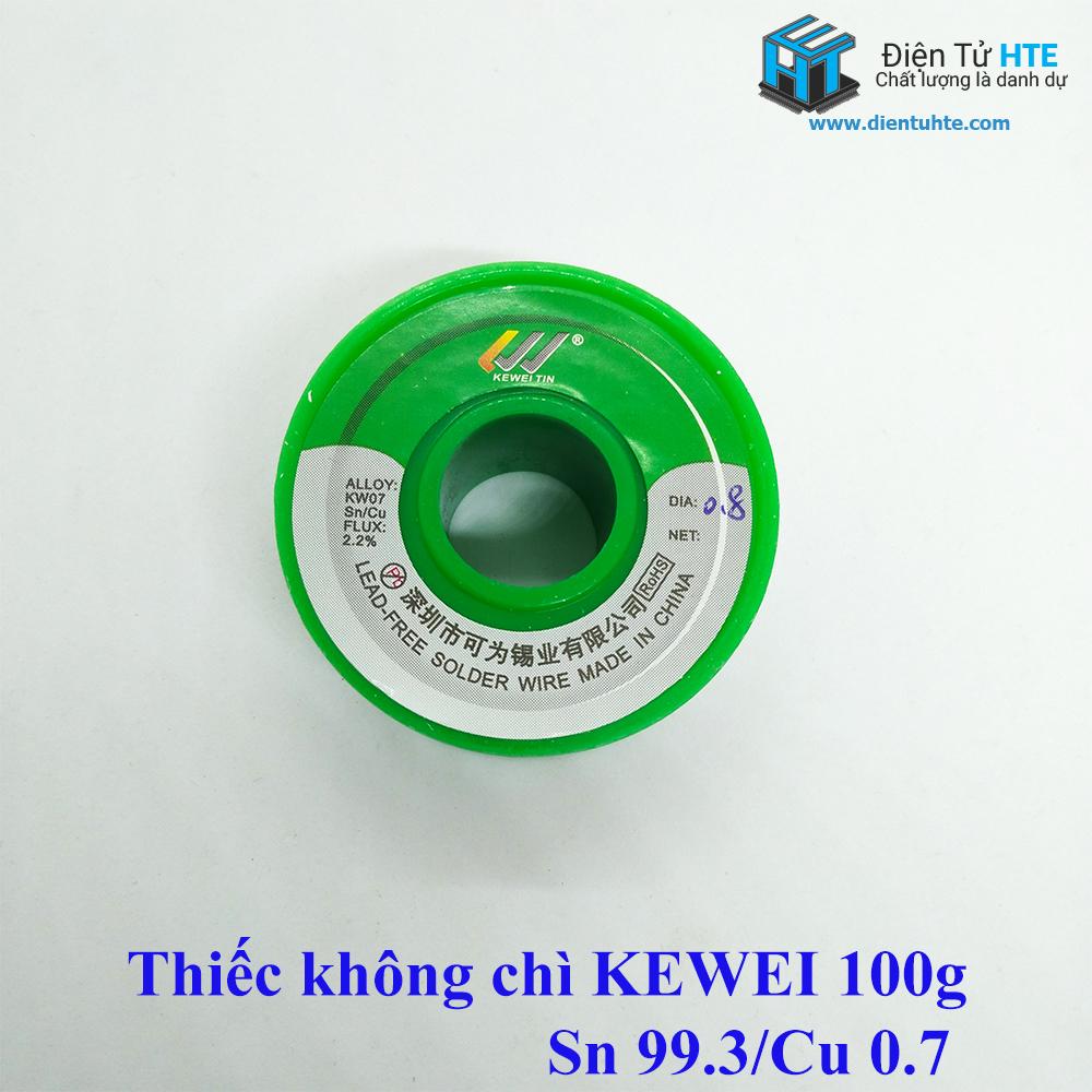Thiếc hàn không chì KEWEI 100g 0.8mm