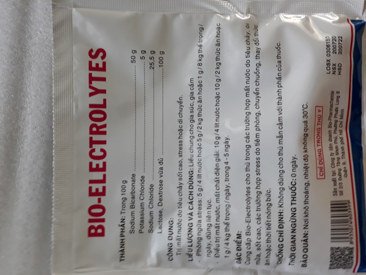 Bio Electrolytes 100g