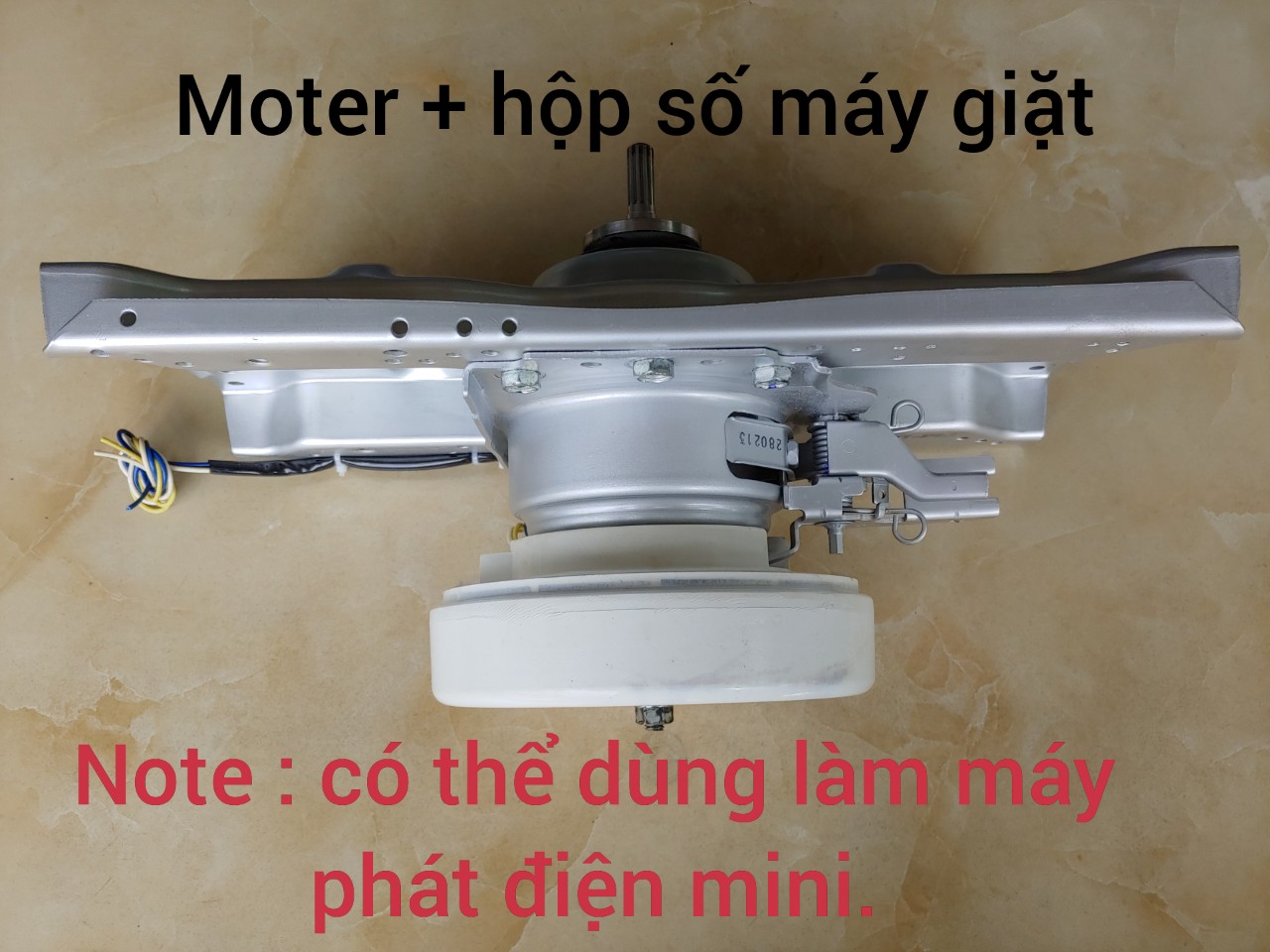 Moter & Hộp số máy giặt Sanyo inverter 9kg