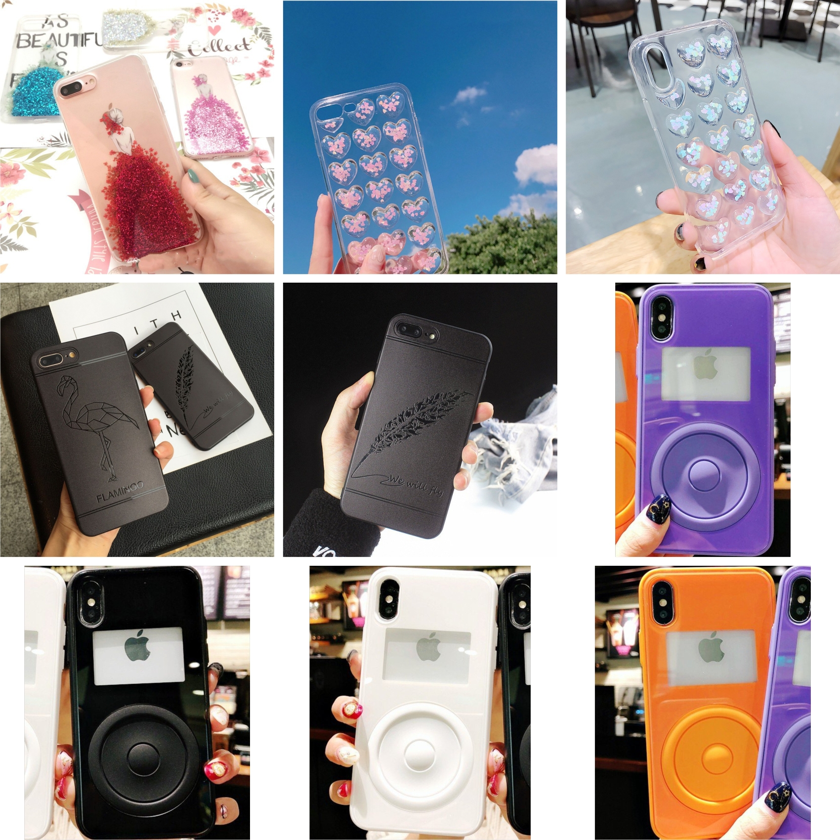 [Iphone X/Xs] Ốp Lưng Điện Thoại Giá Rẻ Nhiều Mẫu [20k]