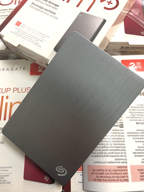 [HCM]Ổ Cứng Di Động Seagate Backup Slim Plus 500GB + Bao da