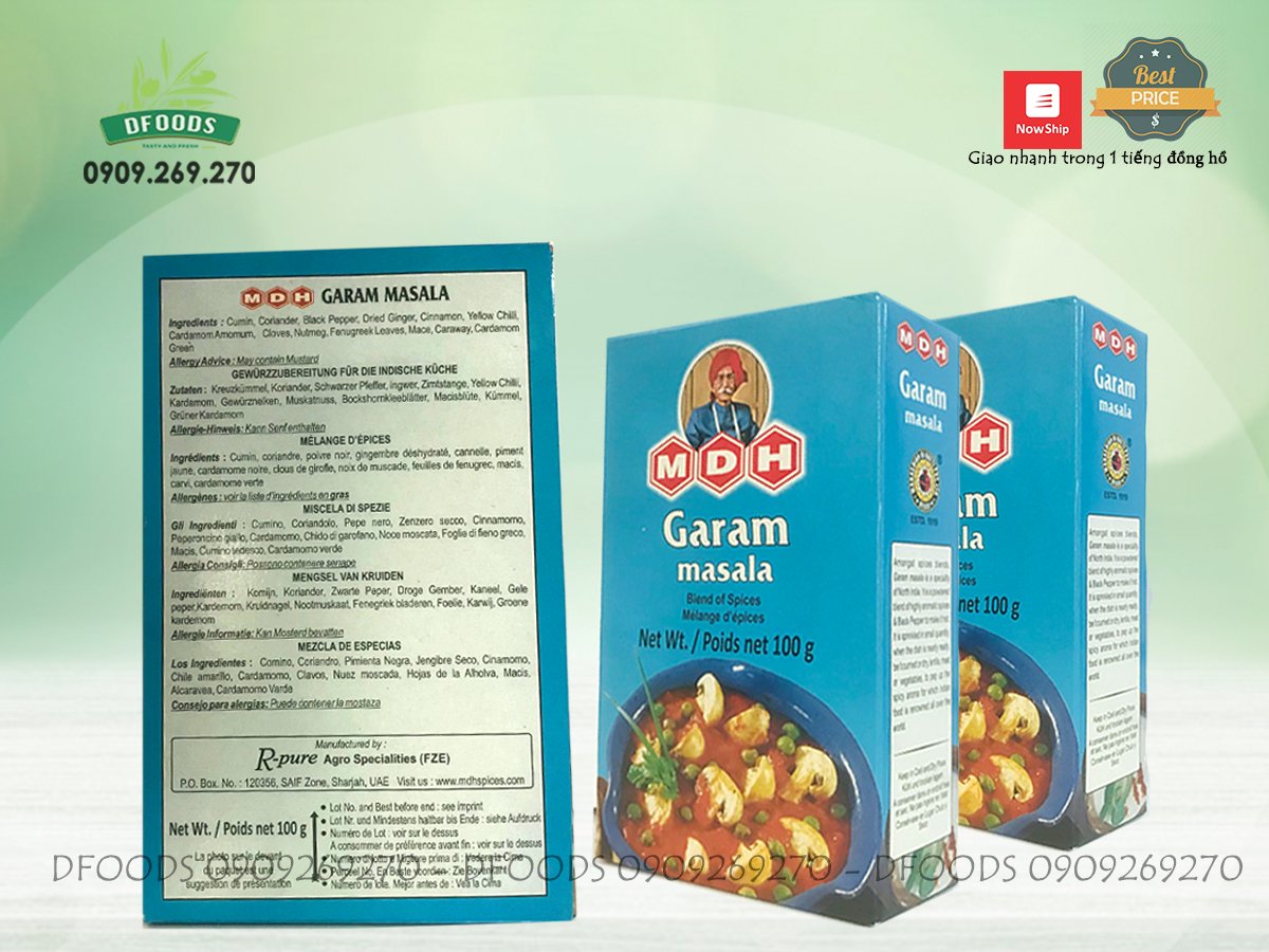 [Hcm]Mdh Garam Masala Seasoning 100g