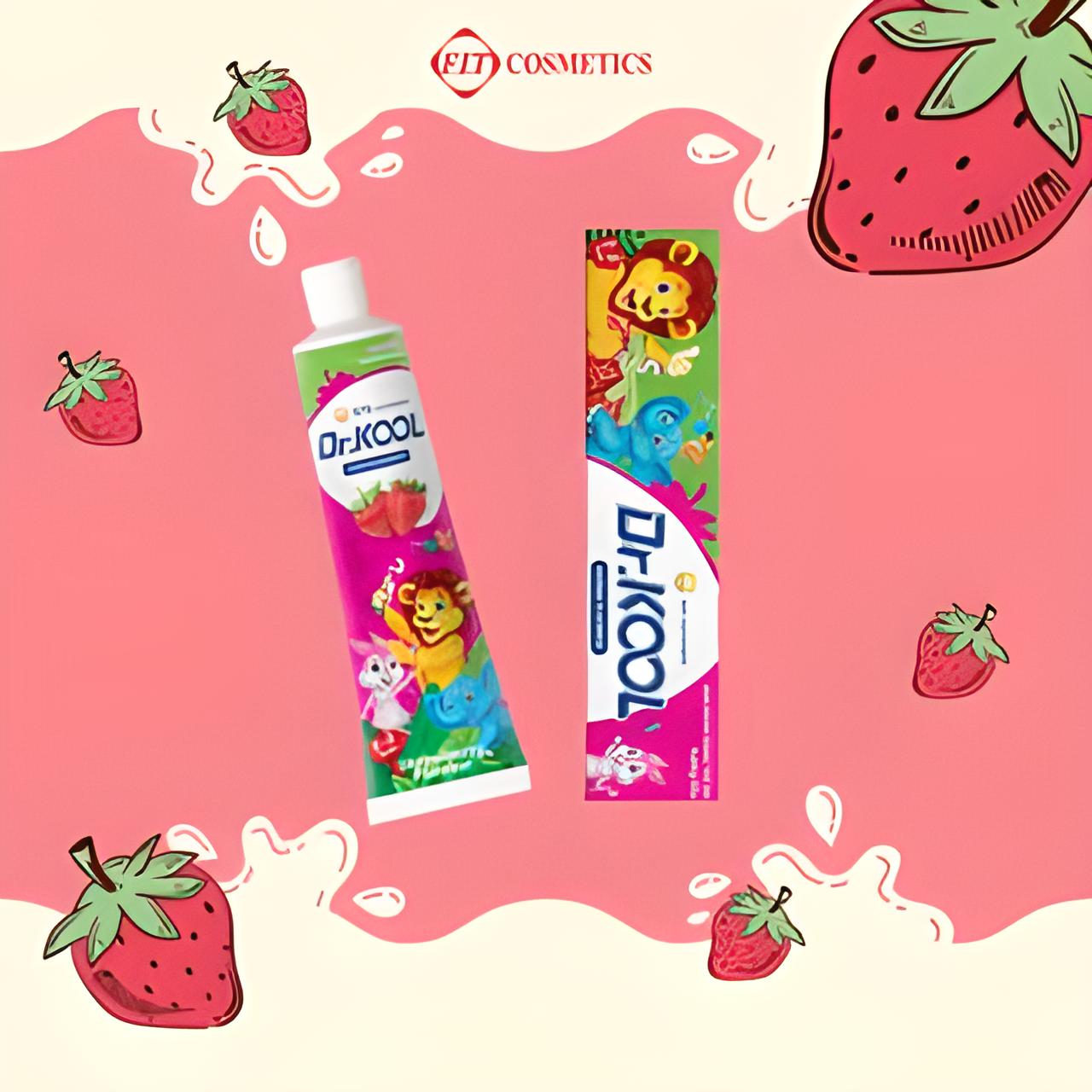 Combo 3 kem đánh răng trẻ em Dr.Kool Kids 75g x3