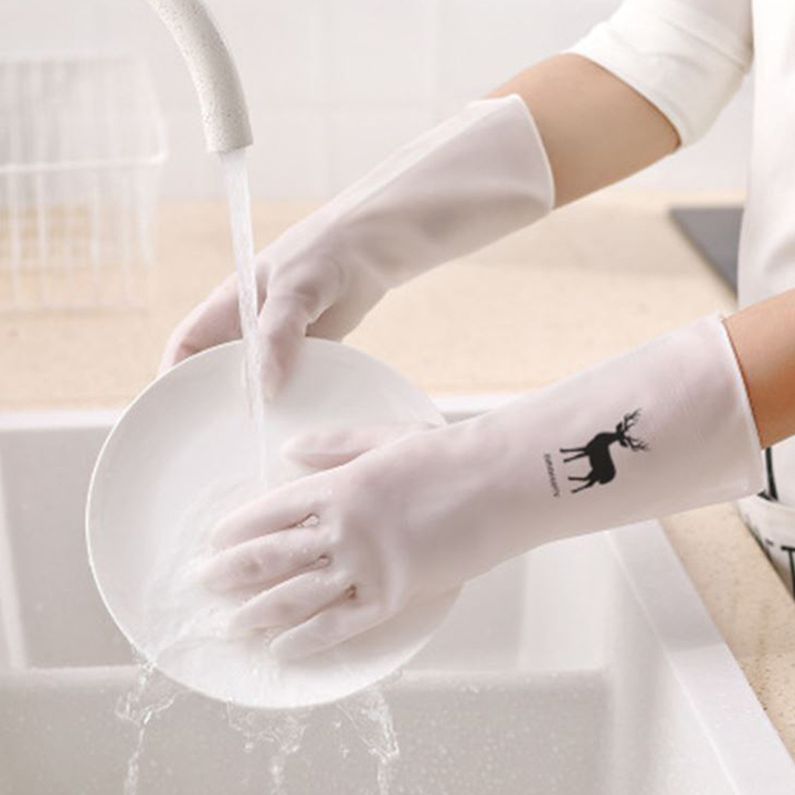 Gang tay rửa chén bát thương hiệu con hươu siêu dai thần thánh