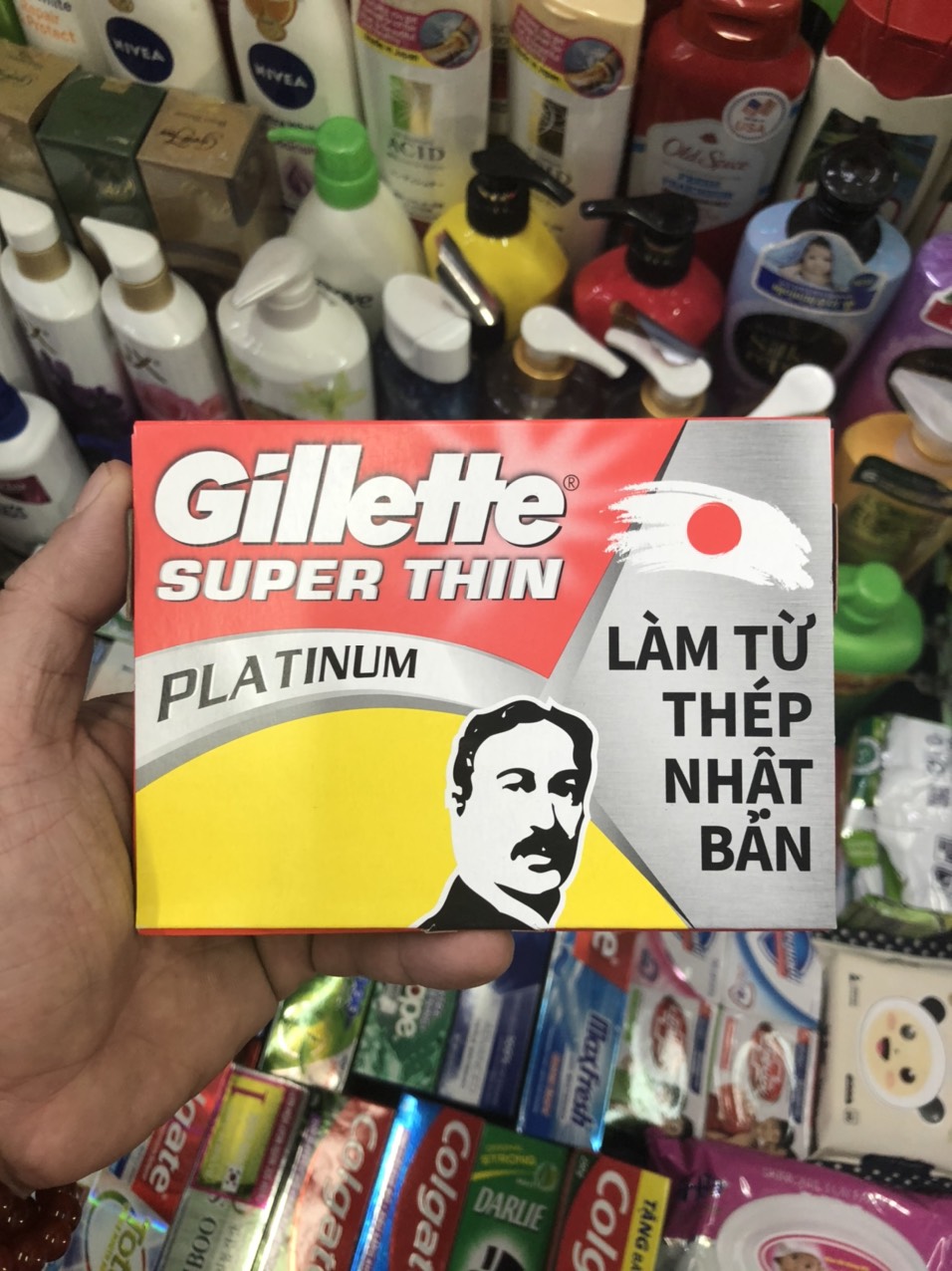 Lưỡi lam Gillette Super Thin lốc 20 hộp ( 5 lưỡi/ hộp)