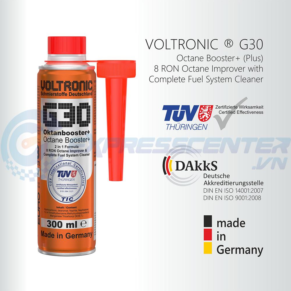 [HCM]Phụ gia xăng Voltronic G30 Octane Booster+