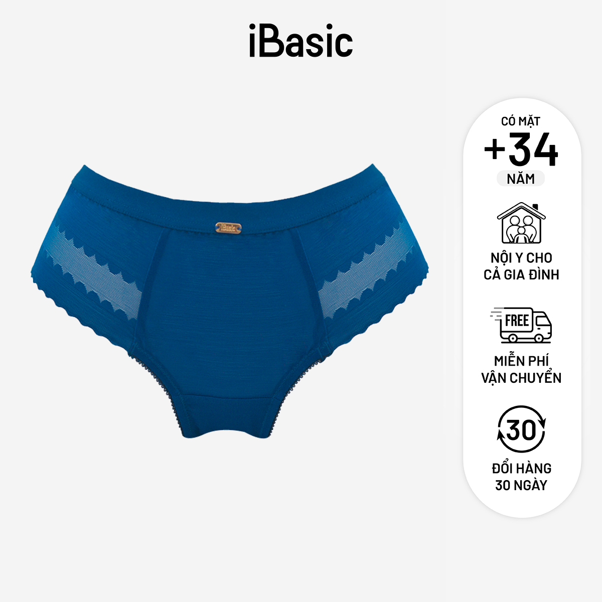Quần lót nữ ren hipster iBasic PANW160