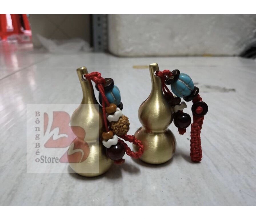 [HCM]Móc khóa hồ lô may mắn bằng ĐỒNG