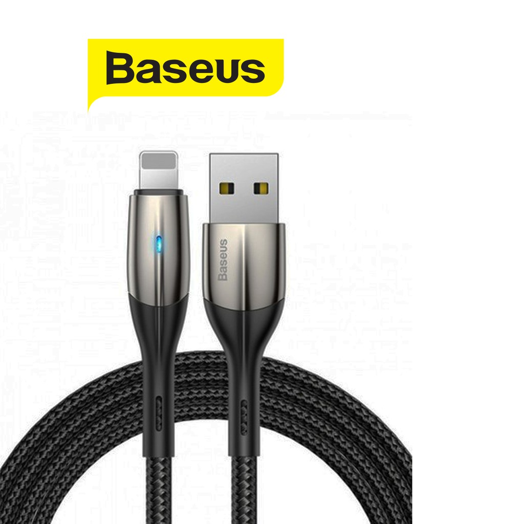 Cáp sạc và truyền dữ liệu tốc độ cao Baseus Horizontal Data Lightning cho iPhone/ iPad dài 1m/2m