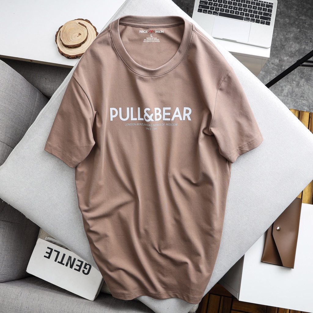 Áo Thun Unisex Form Rộng PULLBEAR, Thun Cotton 4 Chiều Co Giãn, Áo Thun Basic LocalUni - UNIPULL 1