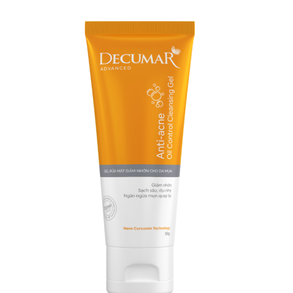 [HCM]Gel rửa mặt Decumar Advanced Cleanser sạch nhờn ngừa mụn [Tuýp 100g] - DECUMAR CLEANSING GEL