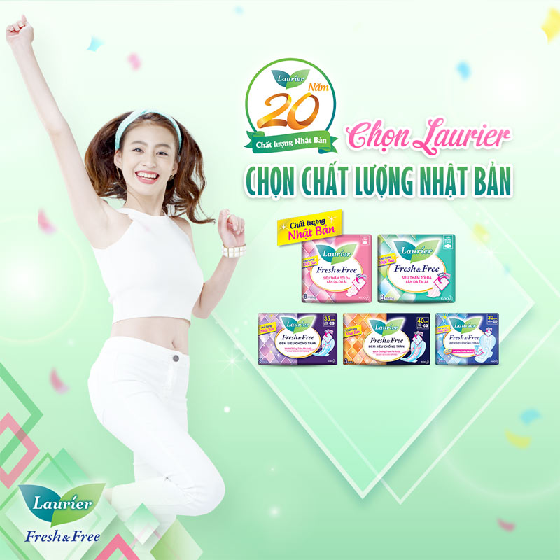 Băng Vệ Sinh Laurier Fresh&Free 22cm Hasaki Sản Phẩm Chính Hãng