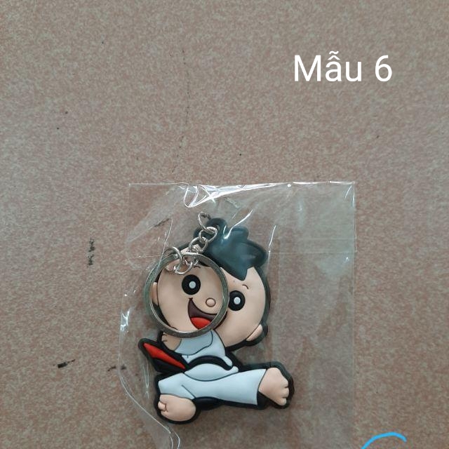 Móc Khóa Hoạt Hình Chibi Võ Thuật