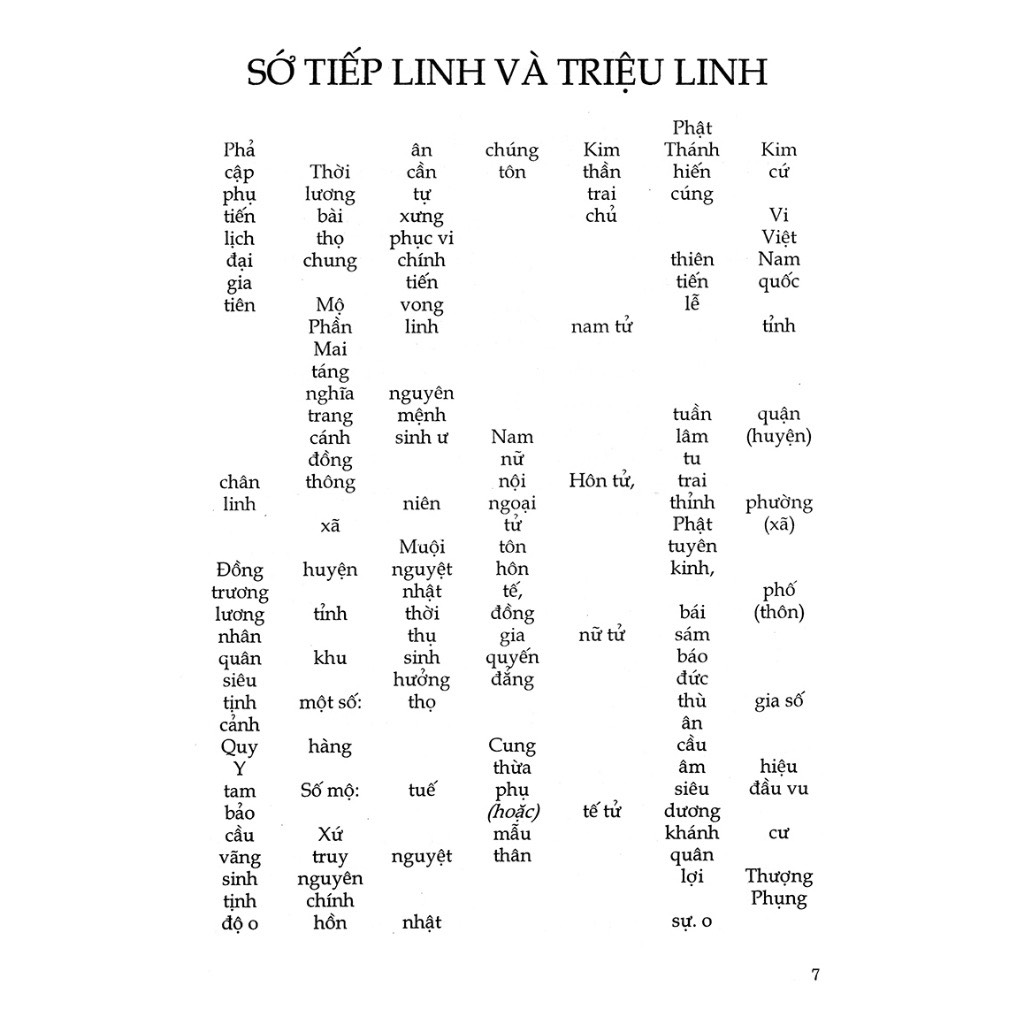 Sách - Khoa cúng thông dụng